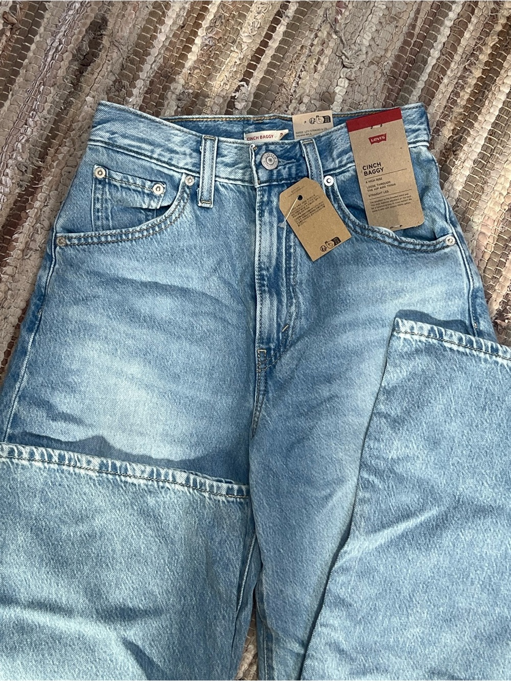 Levi's Cinch Baggy Men's Jeans - Light Blue Wash